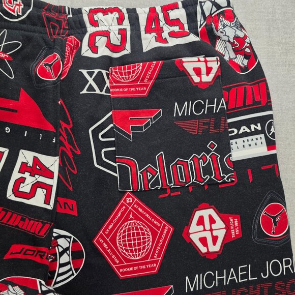 Nike Jordan Essential Men's Printed Fleece Pants Black HM7257-010 XXL RARE NWT - Picture 3 of 9